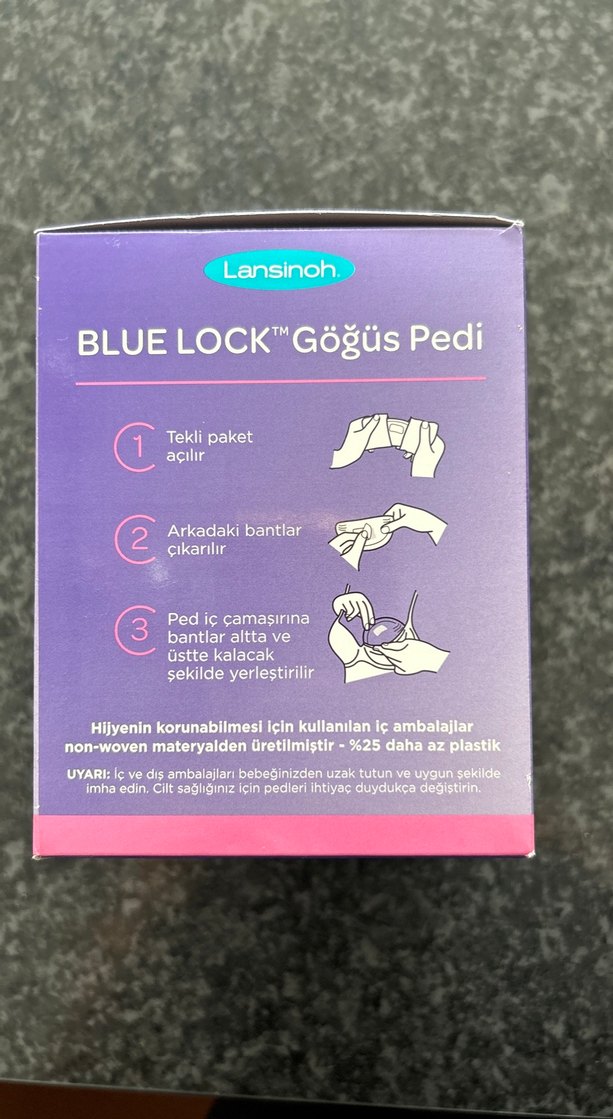 Lansinoh Blue lock Göğüs Pedi 36'lı - Görsel 2