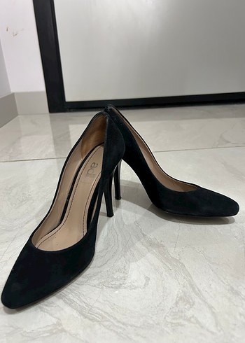 Adil Işık Adl ışık marka Siyah Süet Stiletto