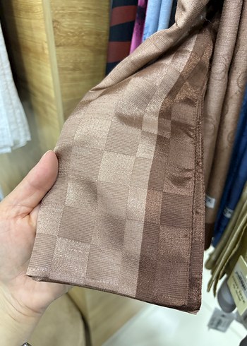 Kadın Mavi Örgü Desenli Şal - Görsel 5