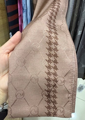 Kadın Mavi Örgü Desenli Şal - Görsel 3