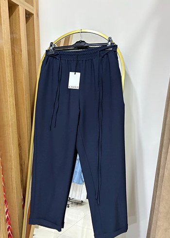 Kadın Lacivert Kumaş Pantolon - Görsel 2