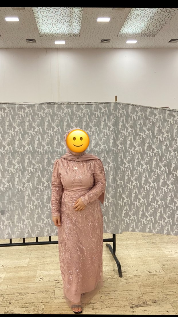 Pulu iç göstermez astarlı bir kere giyildi 40 beden pudra pembe - Görsel 2