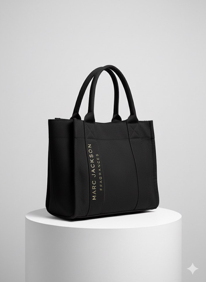 Marc Jackson Siyah Deri Kadın Çanta - Görsel 2