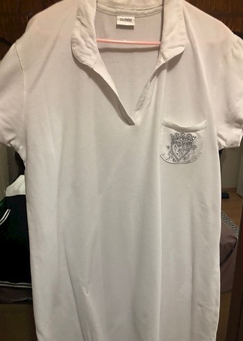 Beyaz Pamuklu Hamile Midi Elbise - Görsel 4