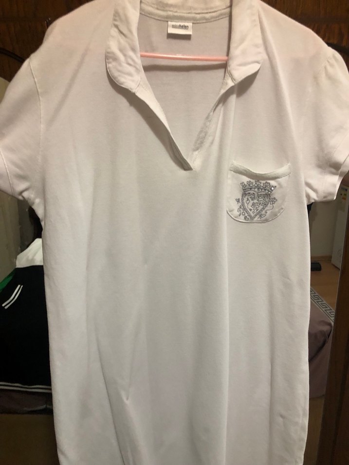 Beyaz Pamuklu Hamile Midi Elbise - Görsel 4