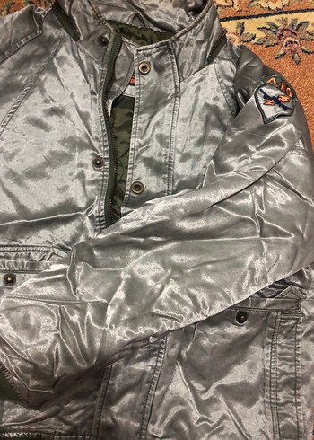 Düğmeli Gri Keten Erkek Ceket - Görsel 3