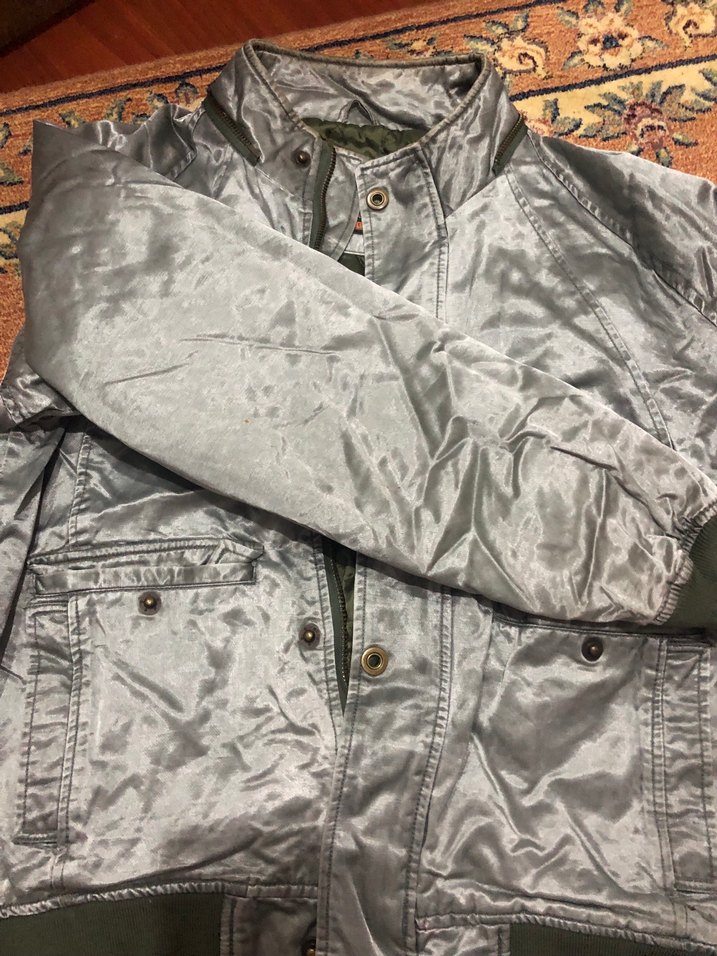 Düğmeli Gri Keten Erkek Ceket - Görsel 2