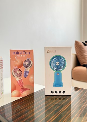 Mini Çok Renkli Taşınabilir Vantilatörler - Görsel 4