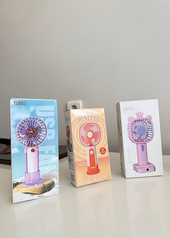 Mini Çok Renkli Taşınabilir Vantilatörler - Görsel 2
