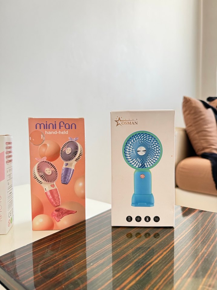 Mini Çok Renkli Taşınabilir Vantilatörler - Görsel 4
