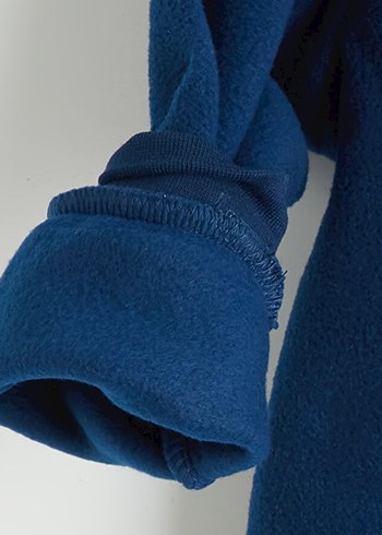 Erkek Çocuk Mavi Fermuarlı Sweatshirt - Görsel 4