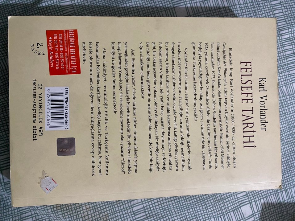 Felsefe Tarihi Kitabı - Görsel 2