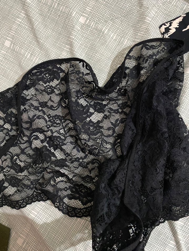 Siyah Dantelli etek tarz kemer - Görsel 2