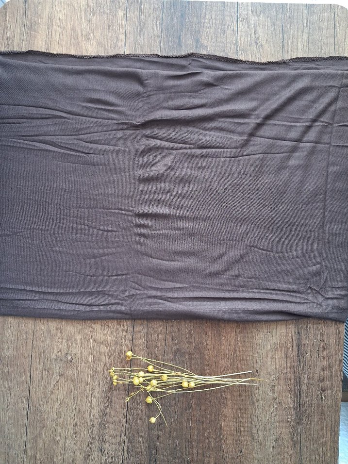 Kahverengi Kadın Şal - Görsel 3