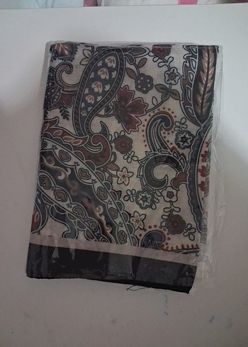 Bohem Çok Renkli Gri Desenli Kadın Şal - Görsel 4