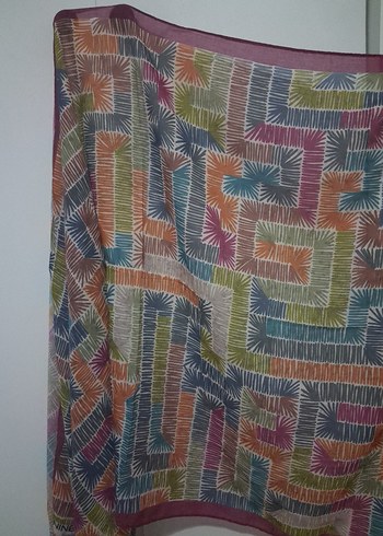 Kadın Çok Renkli Bohem Şal - Görsel 3