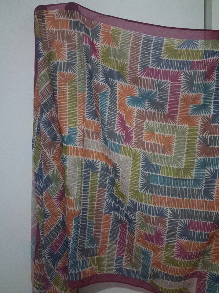 Kadın Çok Renkli Bohem Şal - Görsel 3