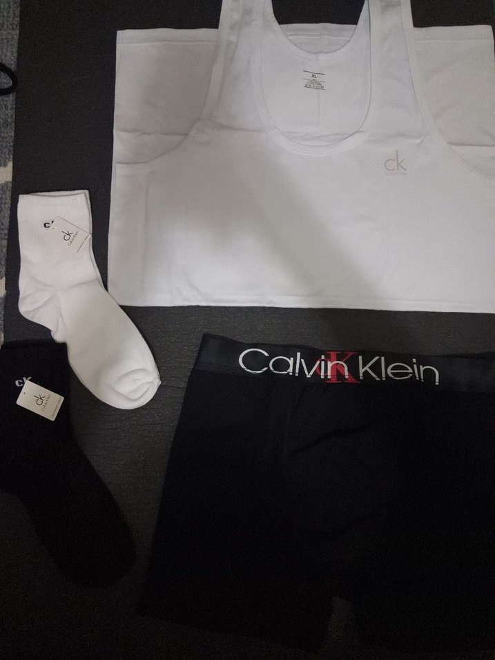 Calvin Klein Siyah Baskılı Erkek Set 3 lü - Görsel 2