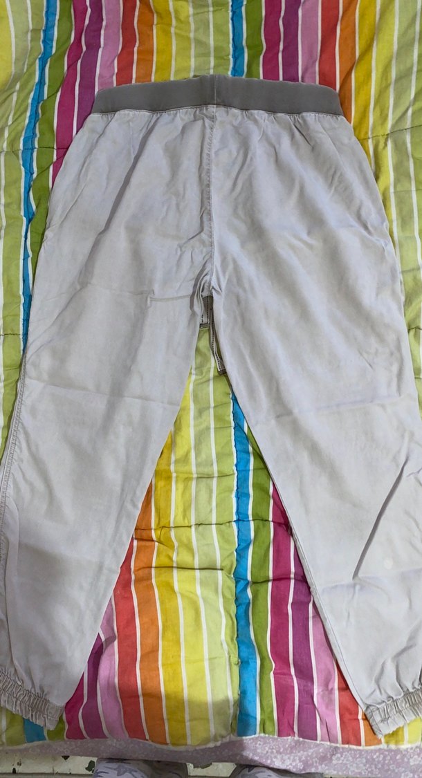 Bej Kemerli Midi Keten Pantolon - Görsel 5