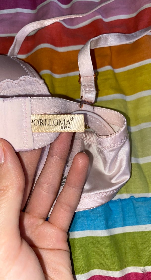 Dantel Detaylı Açık Pembe Sütyen - Görsel 3