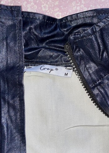 Kadın Siyah Deri Yüksek Yakalı Fermuarlı Ceket - Görsel 4