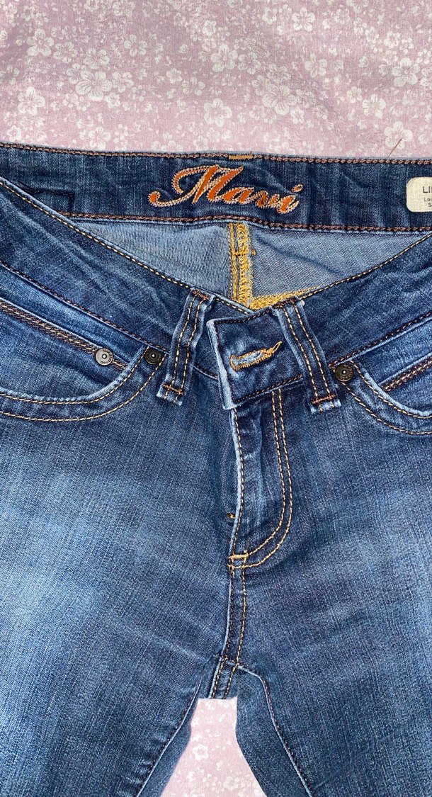 Kadın Mavi Dar Kesim Denim Jean - Görsel 2