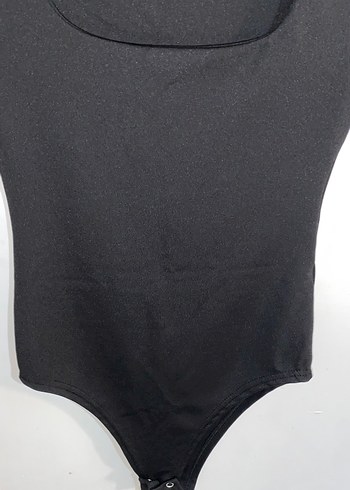 Kadın Siyah Kısa Kollu body - Görsel 2