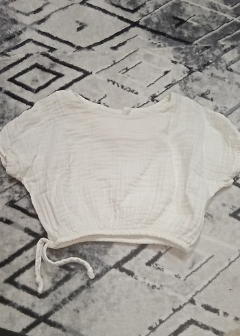 Beyaz Rahat Mini  kız çocuk bluzu - Görsel 2