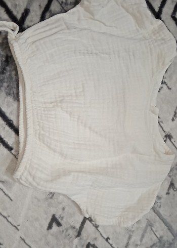 Beyaz Rahat Mini  kız çocuk bluzu - Görsel 3