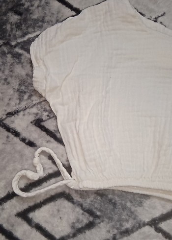 Beyaz Rahat Mini  kız çocuk bluzu - Görsel 4