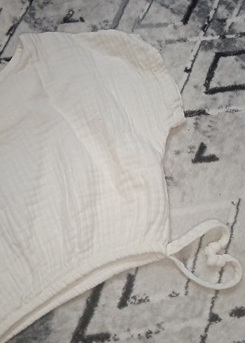 Beyaz Rahat Mini  kız çocuk bluzu - Görsel 5