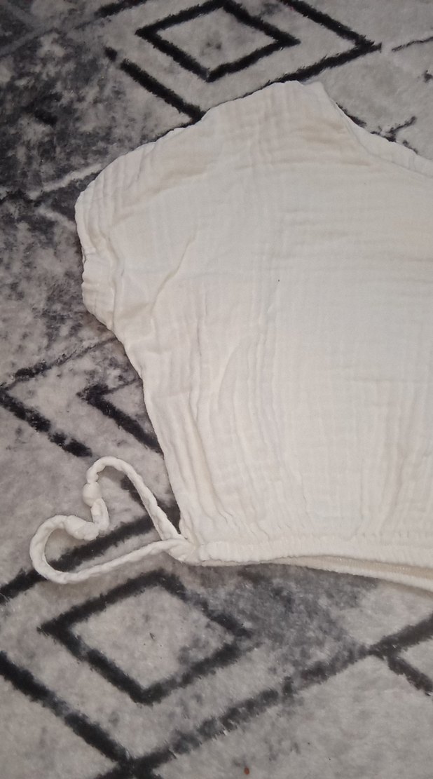 Beyaz Rahat Mini  kız çocuk bluzu - Görsel 4