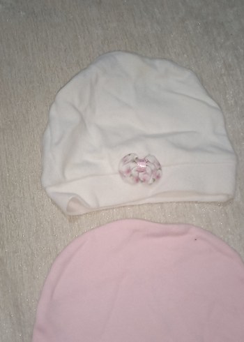 Pamuk Bebek Şapkaları Seti, Pastel Renkler - Görsel 6