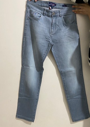 U.S Polo Assn. Acik Mavi Slim Fit Denim Jean