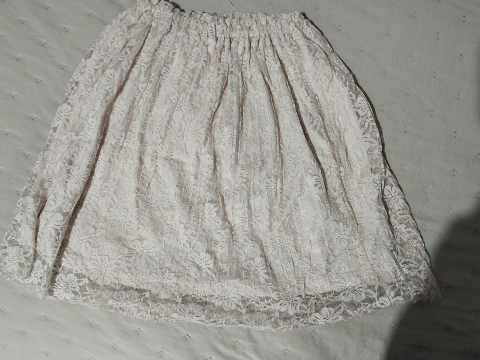 Dantel Detaylı Midi Etek - Görsel 3