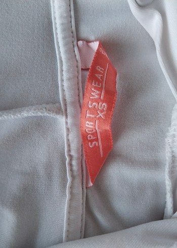 Baskılı Kolsuz Kapüşonlu Beyaz Sweatshirt - Görsel 3