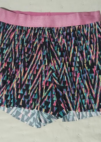 Renkli Pileli Şort Etek - Görsel 2