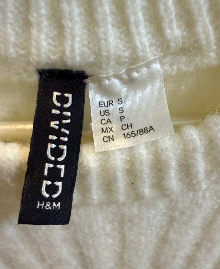 Beyaz Kadın Triko Midi Elbise - Görsel 3