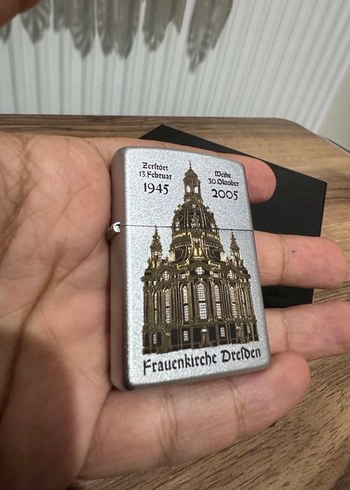 Frauenkirche Dresden altın çakım zippo limited edition - Görsel 2