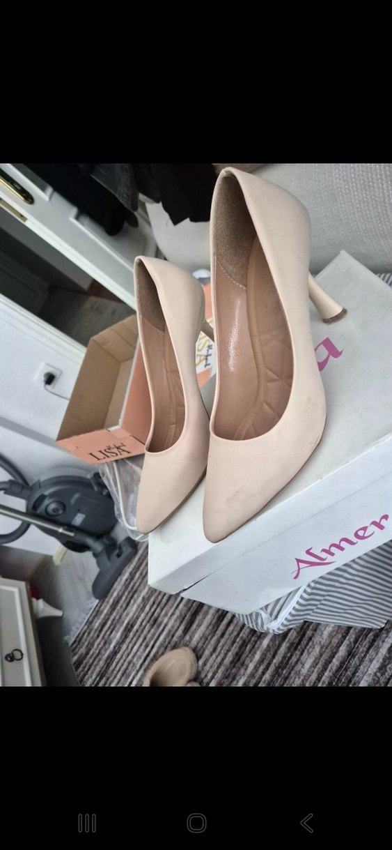 Bej Kadın Topuklu Stiletto - Görsel 3