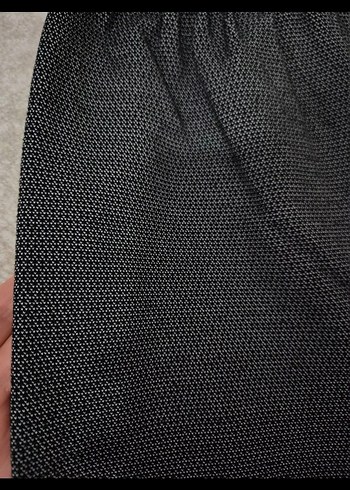 Gri Kadın Piliseli Kumaş Pantolon - Görsel 2