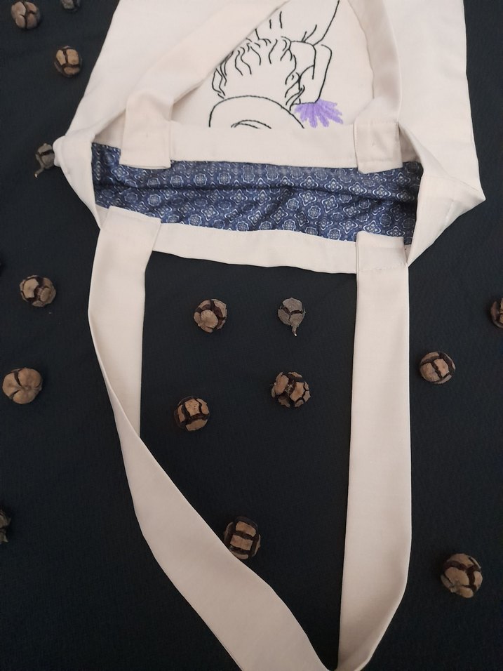 Mor Desenli Günlük Kadın Omuz Çantası - Görsel 2