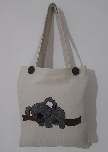 el emeği bez çanta - Görsel 5