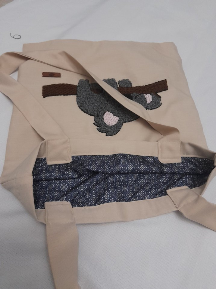 el emeği bez çanta - Görsel 3