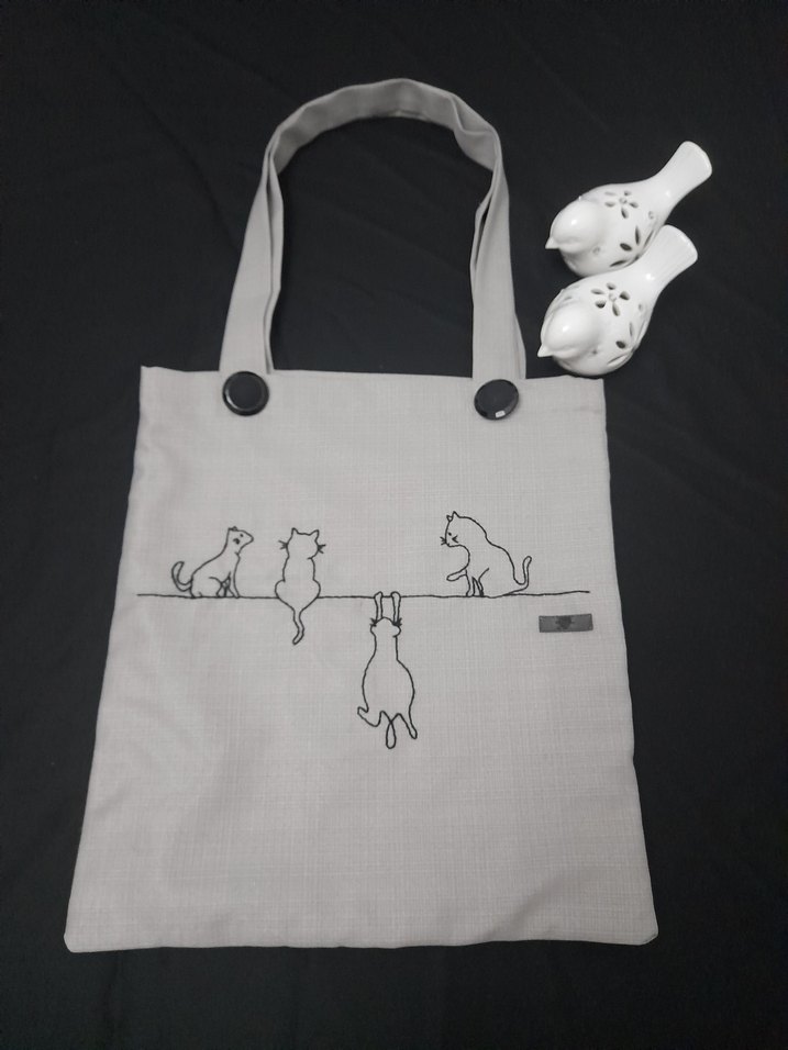 el emeği bez çanta - Görsel 2