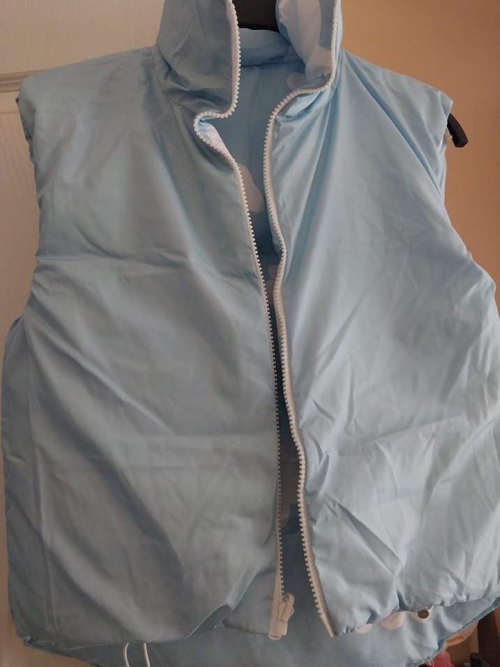 Mavi Bulut Desenli Şişme Yelek - Görsel 3