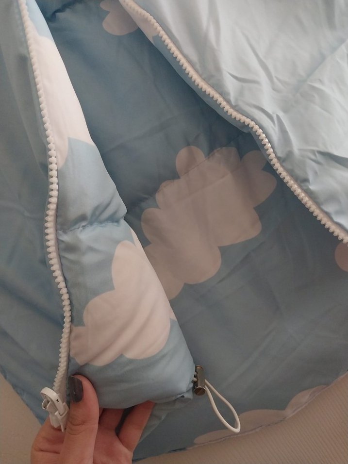 Mavi Bulut Desenli Şişme Yelek - Görsel 5