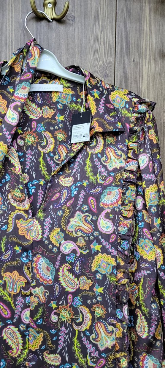 Desenli Uzun Bohem Kadın Elbise - Görsel 2