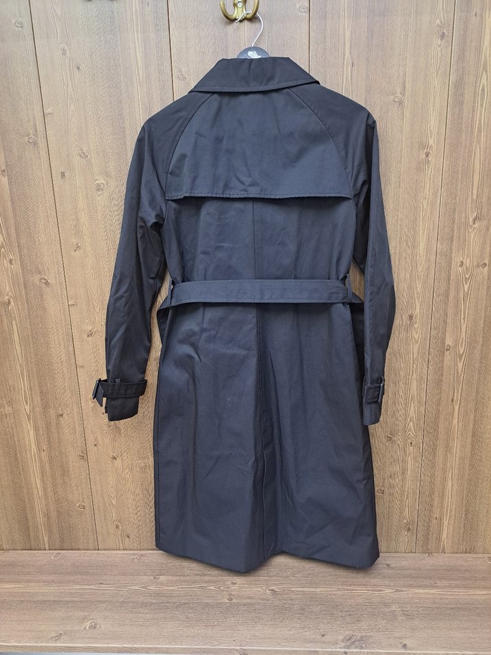 Düğmeli Kahverengi Midi Kadın Trençkot - Görsel 2