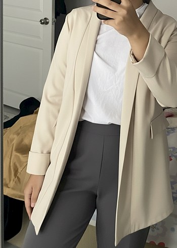 Vatkasız blazer gömlek , ceket